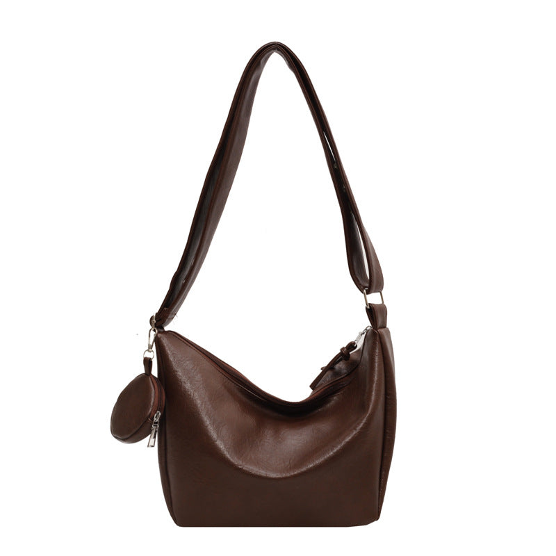 Large Capacity  Dumpling Bag Vegan Leather Bag