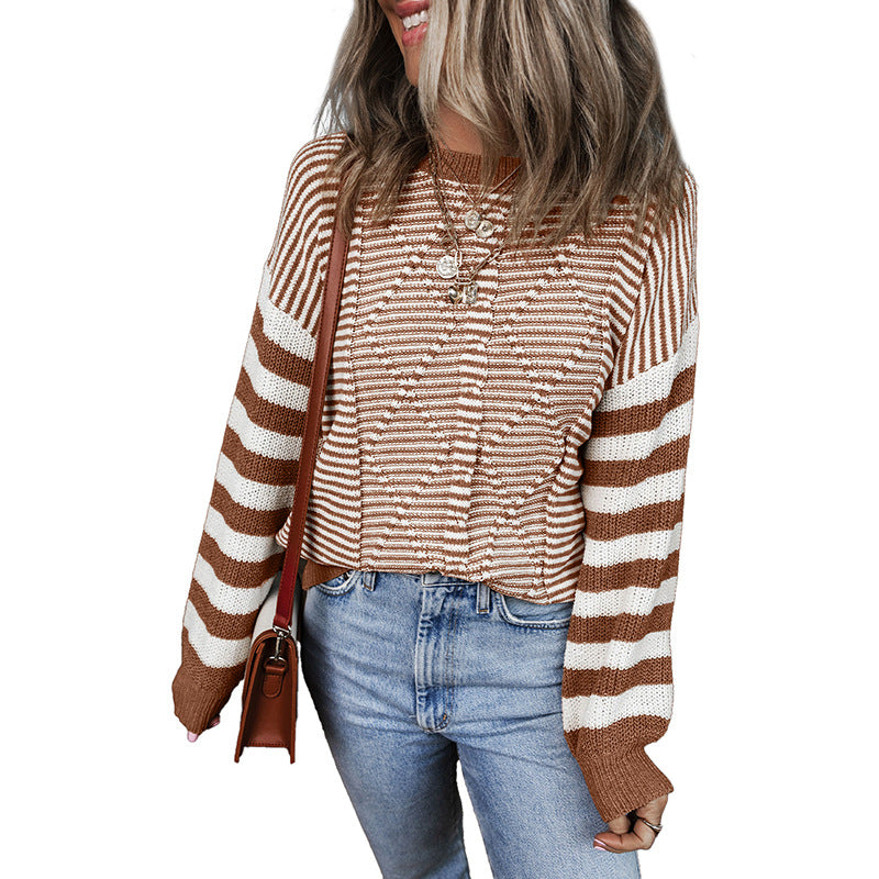 Fashion Casual Striped Top For Women