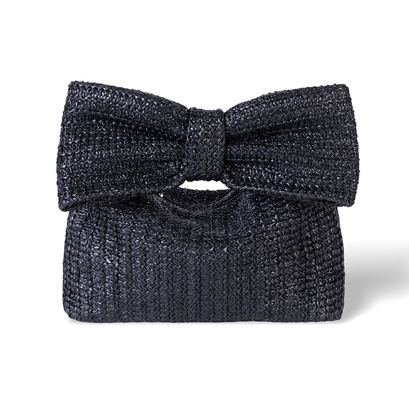 Straw Bag Bow designs Handbag Clutch Underarm Bag Tote Bag