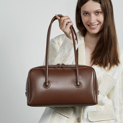 Genuine Leather Shoulder Bag - Boston Portable Design 3 in 1 Fashion Women Anti-Theft Backpack