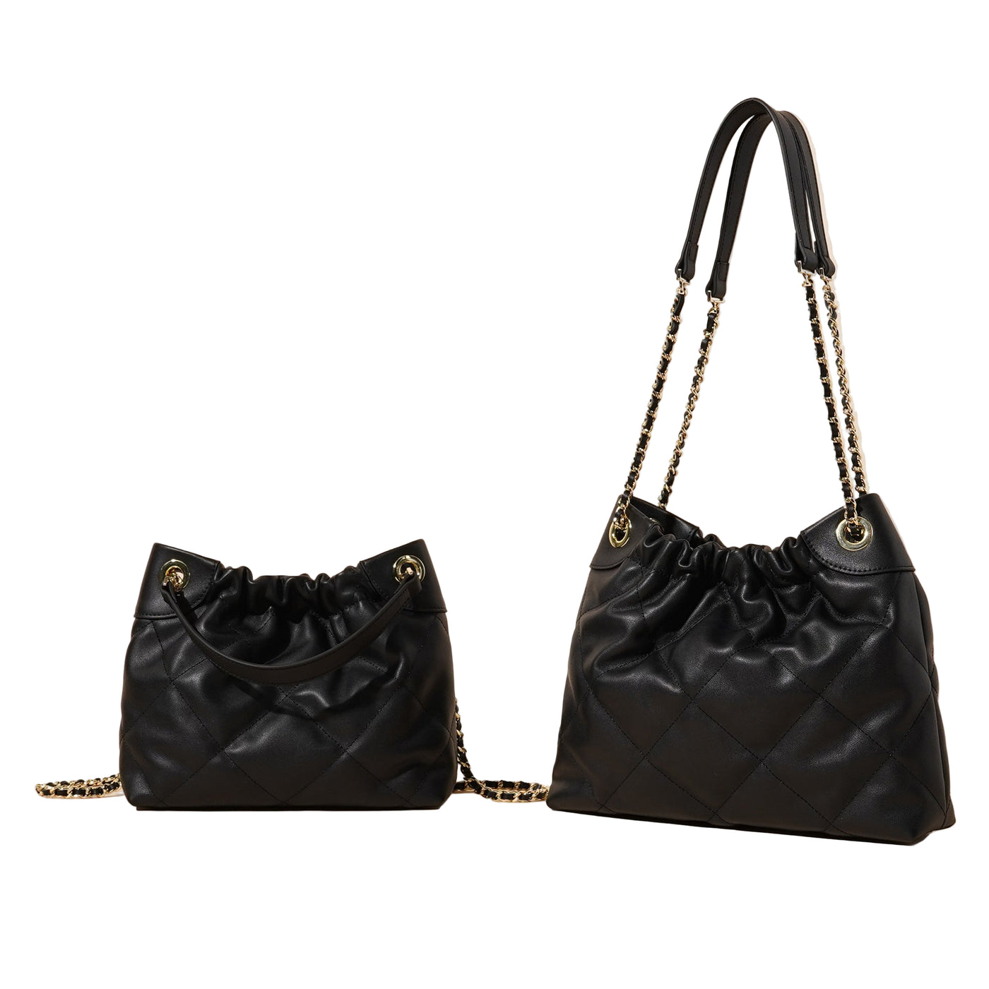 Genuine Leather Garbage Bag Shoulder Design 3 in 1 Fashion Women Anti-Theft Backpack