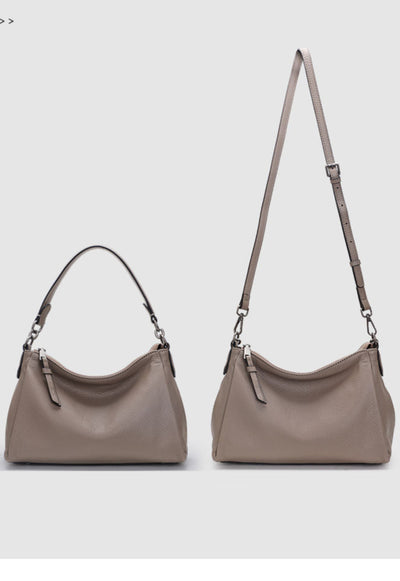 Genuine Leather Shoulder Bag Tote Bag Crossbody Bag  Versatile Handbag