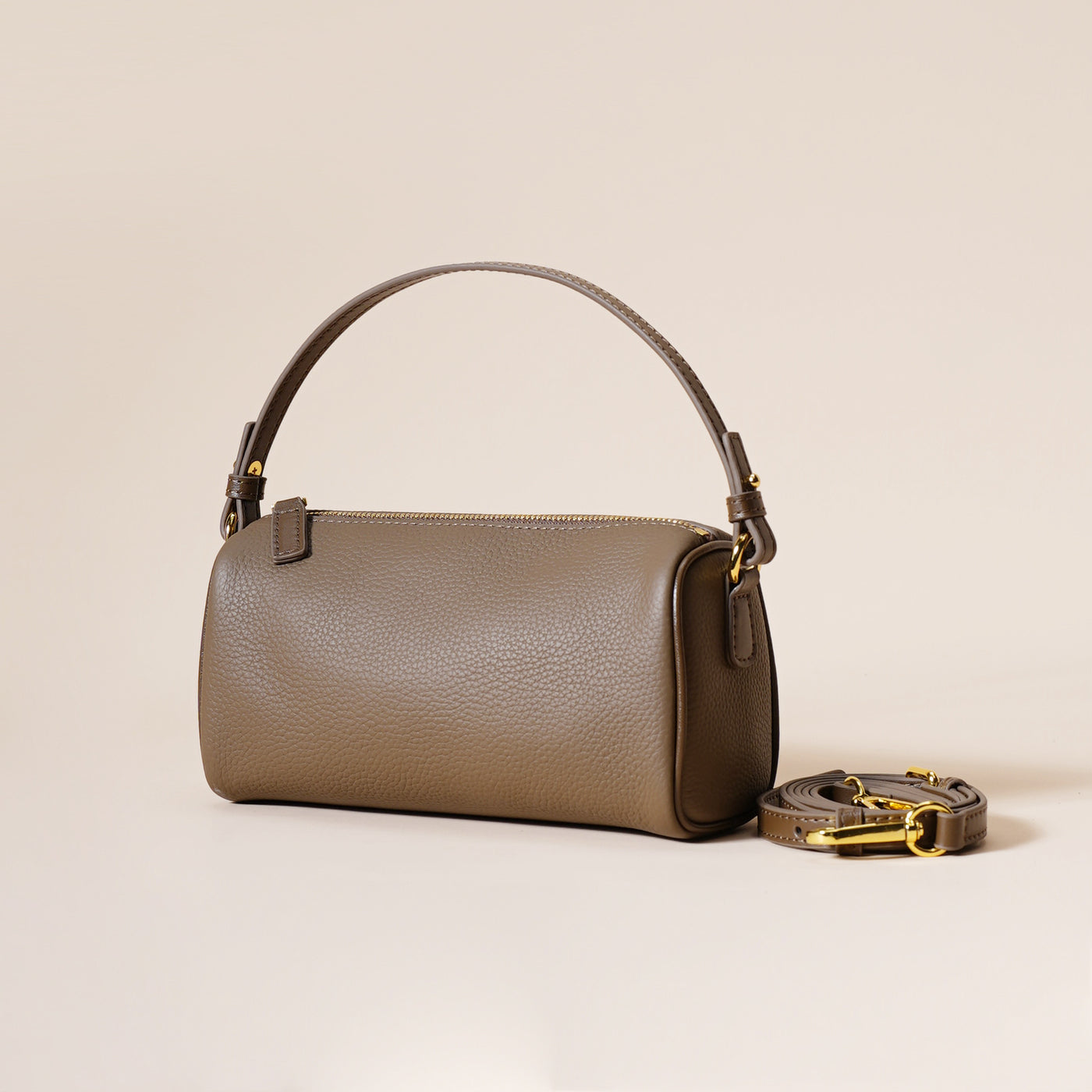 Genuine Leather Crossbody Bag - Cowhide Underarm Bag for Minimalist Style Dark Gray 19X10X8cm 3 in 1 Fashion Women Anti-Theft Backpack