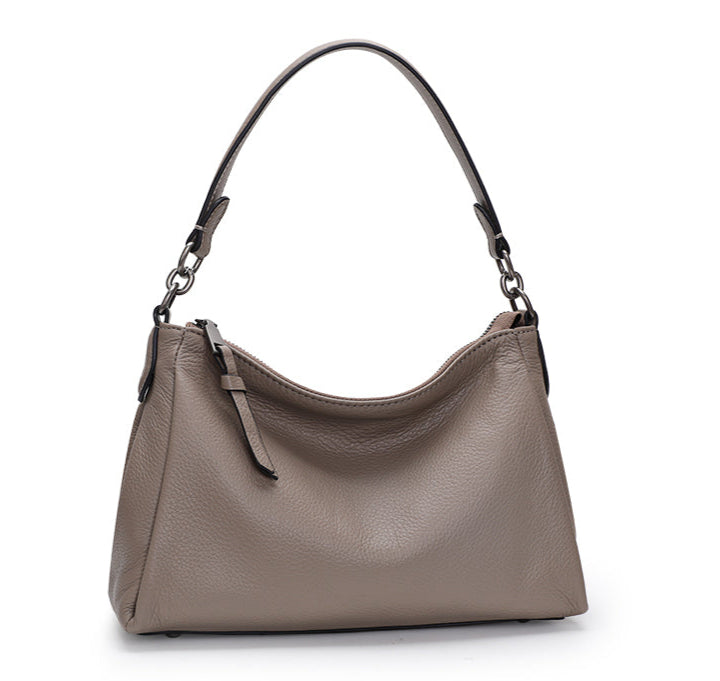 Genuine Leather Shoulder Bag Tote Bag Crossbody Bag  Versatile Handbag