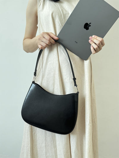 Genuine Leather Underarm Shoulder Bag