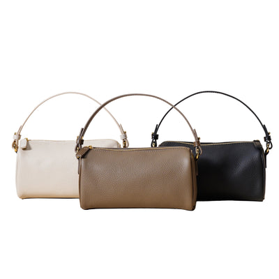 Genuine Leather Crossbody Bag - Cowhide Underarm Bag for Minimalist Style 3 in 1 Fashion Women Anti-Theft Backpack