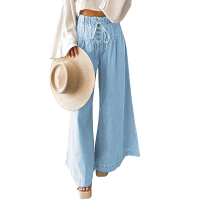 High Waist Wide Leg Pants Women