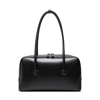 Genuine Leather Shoulder Bag - Boston Portable Design Black 33x12x20 3 in 1 Fashion Women Anti-Theft Backpack
