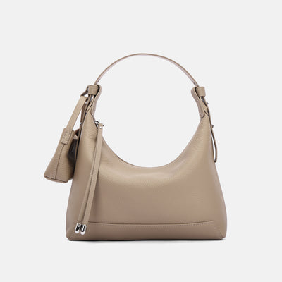 Genuine Leather Bag Minimalist Shoulder Bag Tote Bag  Leather Handbag Underarm Crossbody