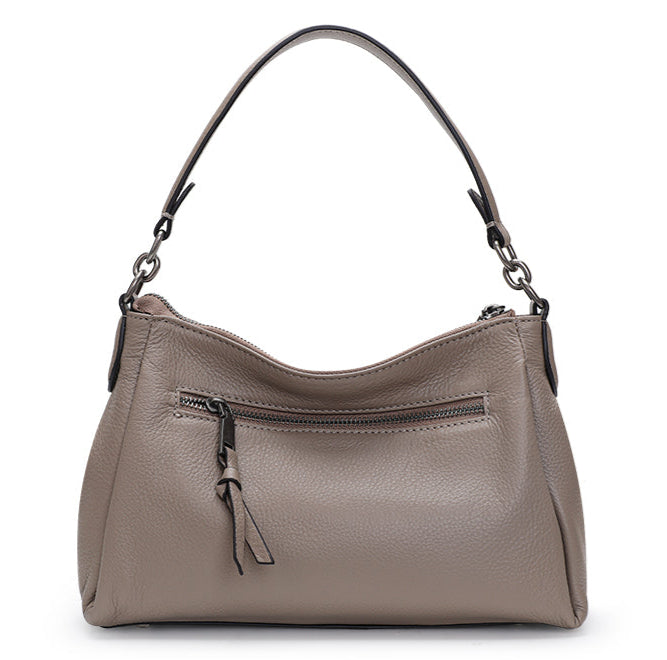Genuine Leather Shoulder Bag Tote Bag Crossbody Bag  Versatile Handbag