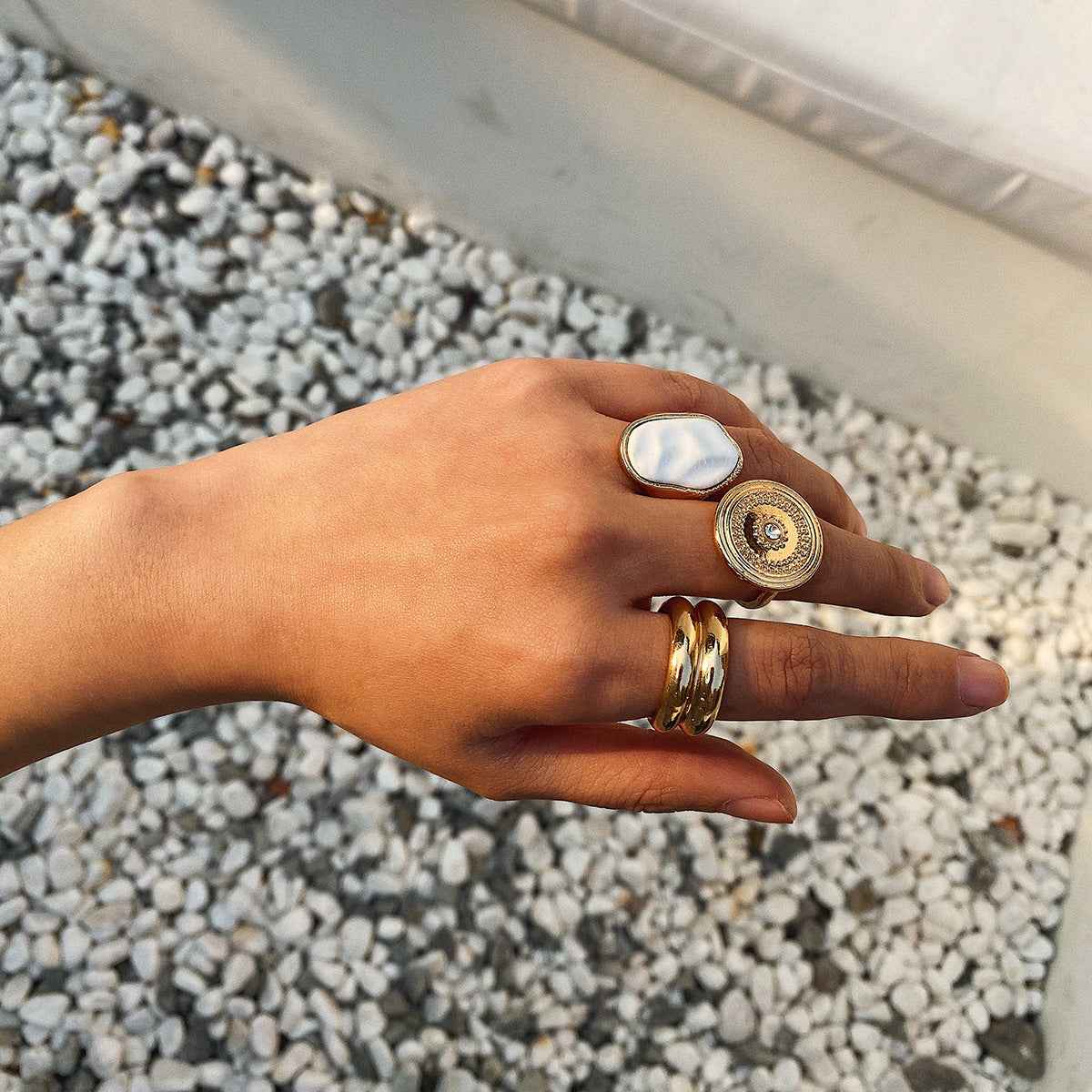 Geometric Ring Women's  3 PC Set