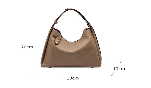 Genuine Leather Crossbody Bag - Versatile Shoulder Tote & Underarm Bag Genuine Leather Bag Crossbody Shoulder B