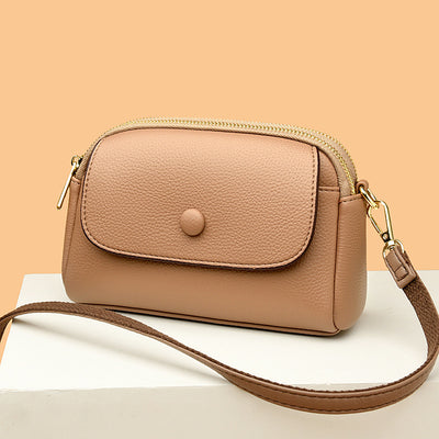 Vegan Leather Lightweight Soft Leather  Crossbody Bag Shoulder  Bag