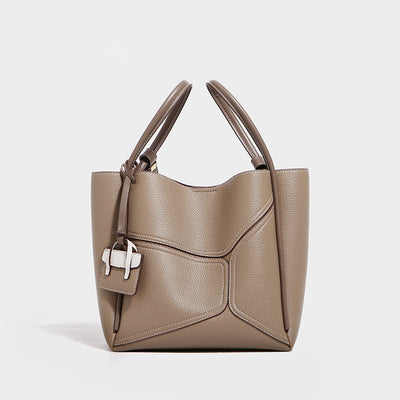 Genuine Leather Large Capacity Underarm Bag Shoulder Bag Tote Bag