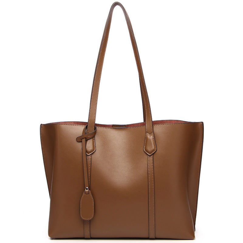 Large Capacity Vegan Leather Tote Bag