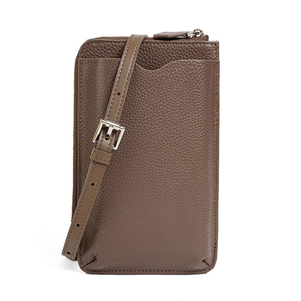 Genuine Leather Phone Crossbody Shoulder Bag