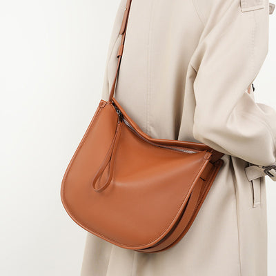 Genuine Leather Tote Bag - Cowhide Crossbody Shoulder Bag 3 in 1 Fashion Women Anti-Theft Backpack