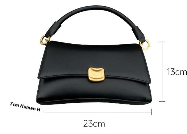 Vegan Leather Baguette Bag - Versatile Crossbody, Shoulder & Tote Bag Vegan Leather Underarm Baguette Bag Cros