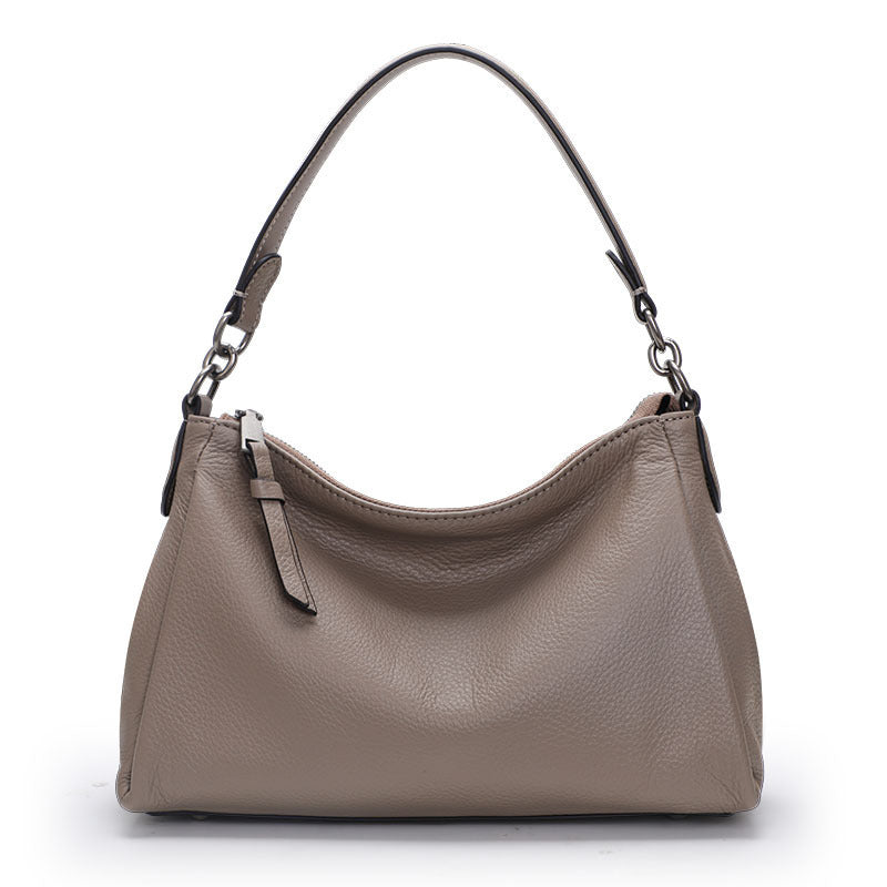 Genuine Leather Shoulder Bag Tote Bag Crossbody Bag  Versatile Handbag
