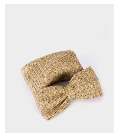 Straw Bag Clutch Tote with Bow Designs - Stylish Handbag Underarm Bag Straw Bag Bow designs Handbag Clutch Und