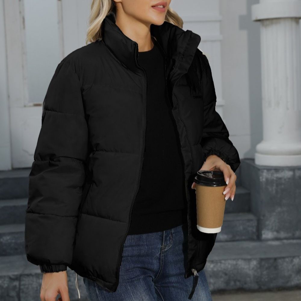 Winter Coat Casual Windproof Down Mix Cotton Jacket  Thickened Jacket