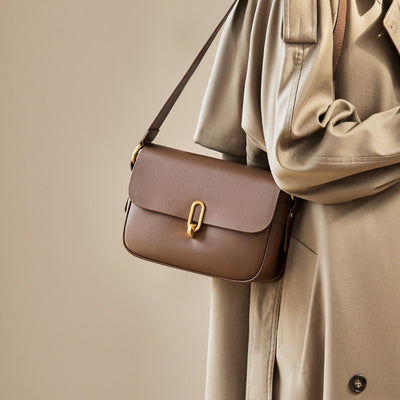 Genuine Leather Crossbody Shoulder Bag Underarm Bag Tote Bag