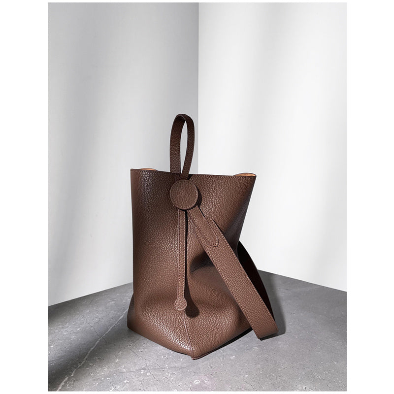 Genuine Leather Shoulder Diagonal Bag