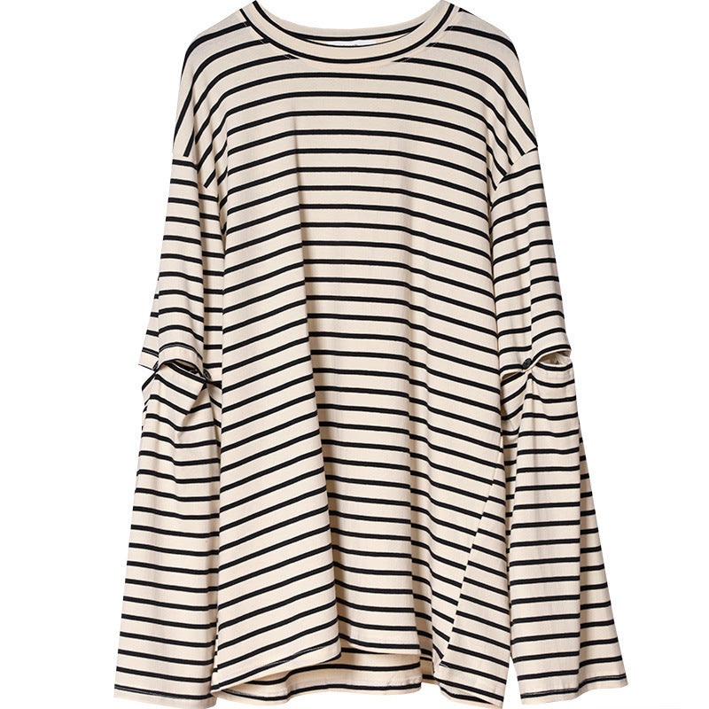 Causal  Striped T-shirt Women