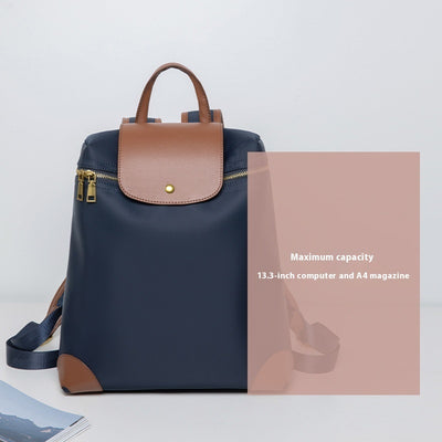 Nylon Canvas Backpack Casual Shoulder Hand-carrying Traveling Bag