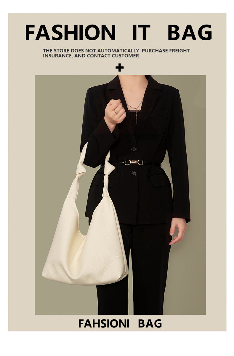 Vegan Soft Leather Tote Bag  Shoulder Bag Large Capacity