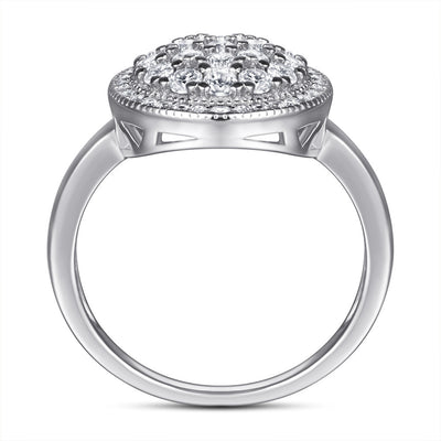 S925 Silver Ring Zircon Ring