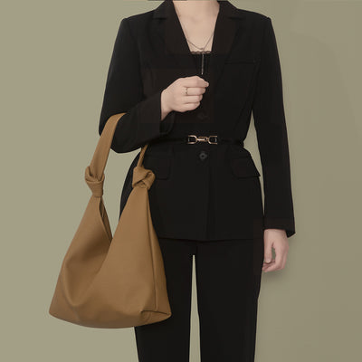 Vegan Soft Leather Tote Bag  Shoulder Bag Large Capacity