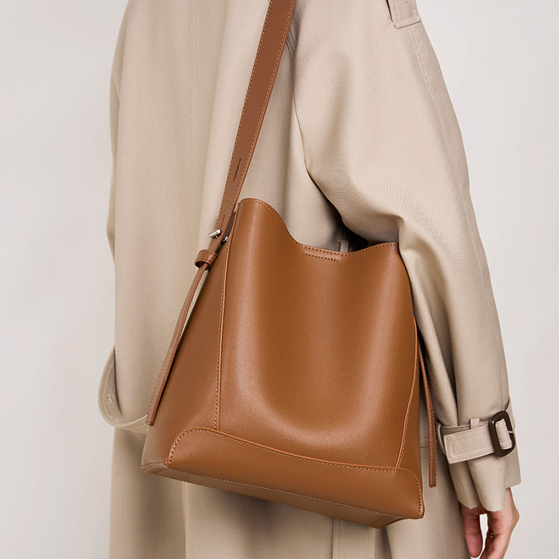 Women's Leather Crossbody Bag - Stylish & Versatile Genuine Leather Shoulder Handbag 3 in 1 Fashion Women Anti-Theft Backpack