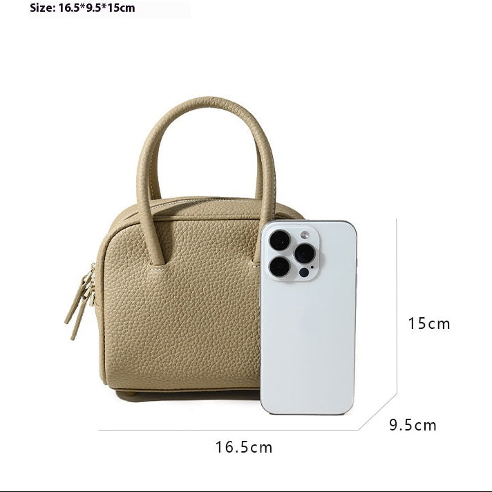 Genuine Leather Crossbody Bag - Stylish Shoulder Tote for Everyday Use Genuine Leather Crossbody Bag Shoulder B