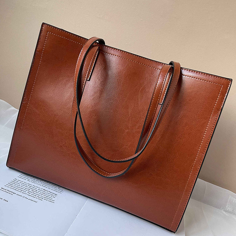 Tote Bag Casual  Genuine Leather Tote Bag