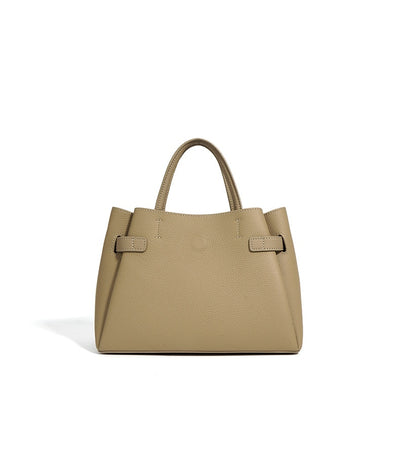 Authentic Leather Tote Bag - Versatile Shoulder and Crossbody Bag Authentic Leather Tote Bag