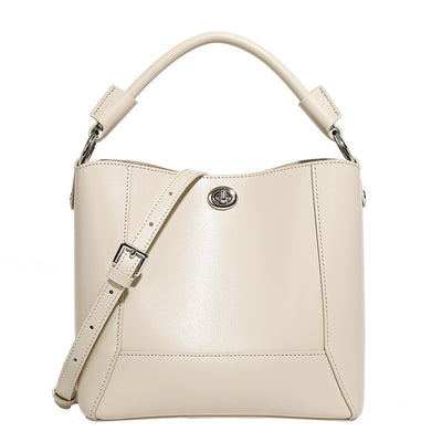Genuine Leather Women's Shoulder Tote Bag Crossbody Bag Bucket Bag