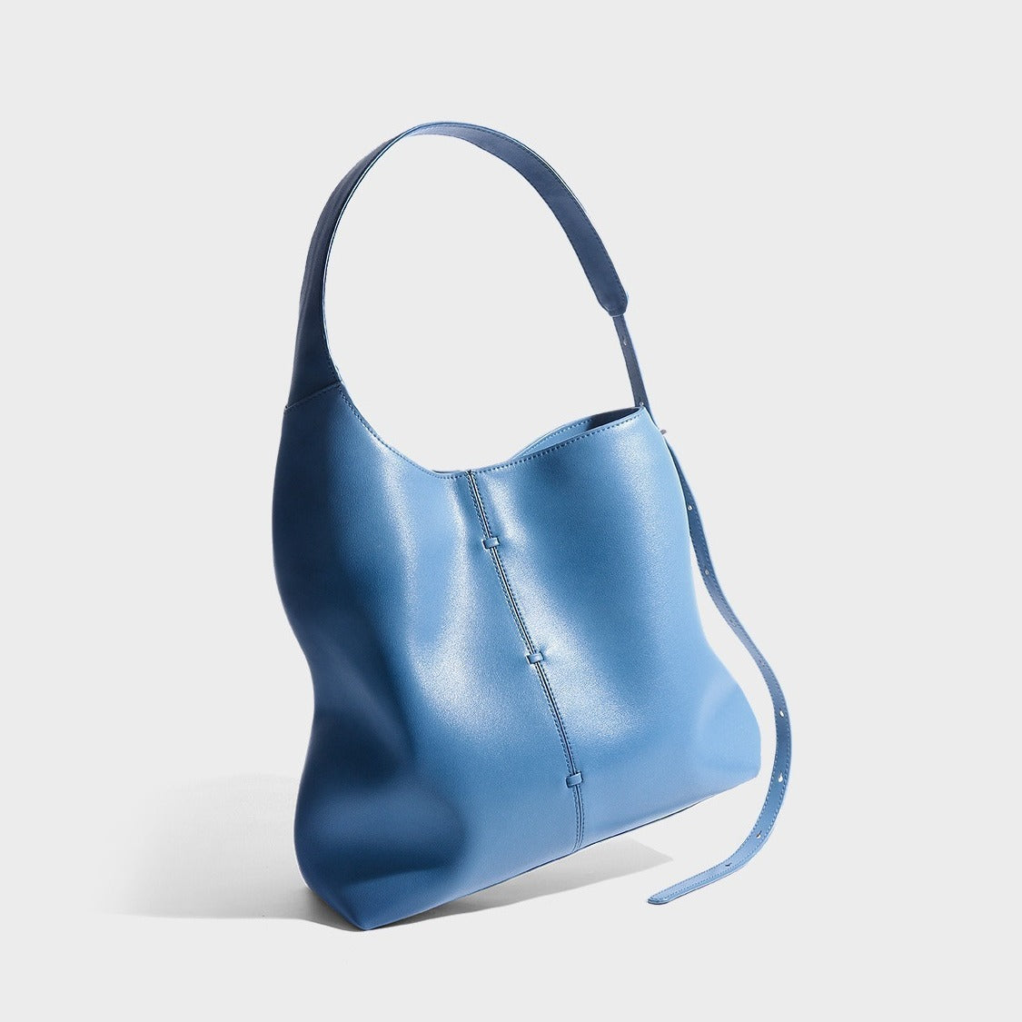 Genuine Leather Shoulder Bag - Large Capacity Underarm Design 3 in 1 Fashion Women Anti-Theft Backpack