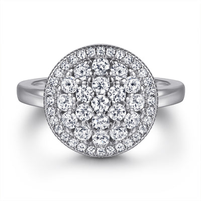 S925 Silver Ring Zircon Ring