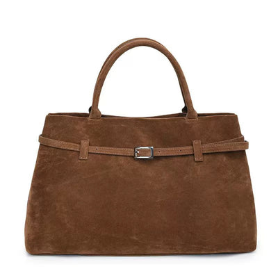 Suede Tote Design Portable Shoulder Bag