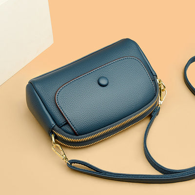 Vegan Leather Lightweight Soft Leather  Crossbody Bag Shoulder  Bag