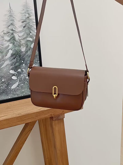 Genuine Leather Crossbody Bag - Stylish Shoulder Tote for Everyday Use