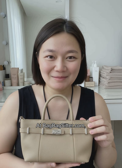 Genuine Leather Black Bags - Versatile Handbag with Lychee Pattern for Tote, Shoulder, and Crossbody Use