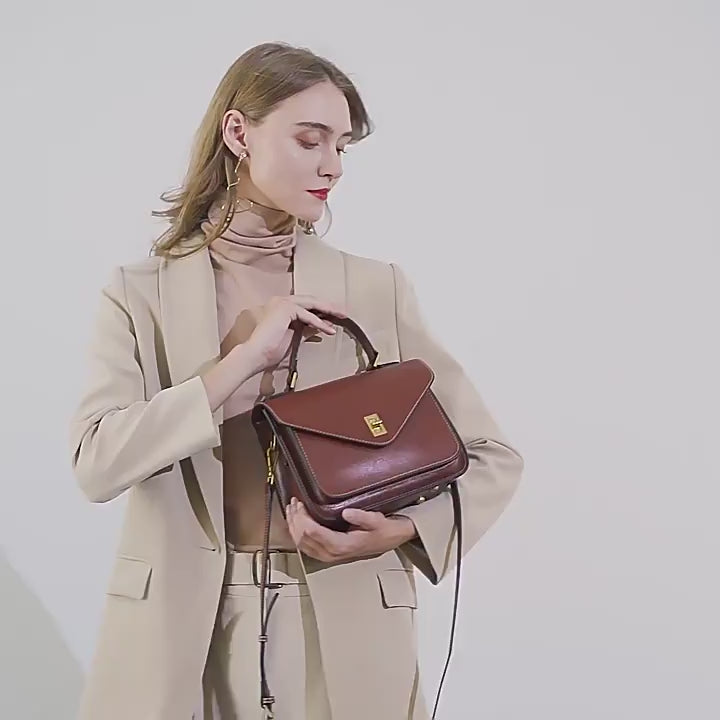 Genuine Leather Tote Bag - Stylish Shoulder & Crossbody Bag for Every Occasion