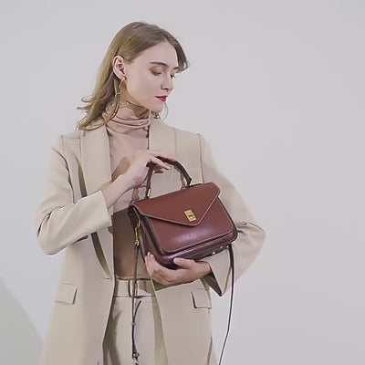 Genuine Leather Tote Bag - Stylish Shoulder & Crossbody Bag for Every Occasion