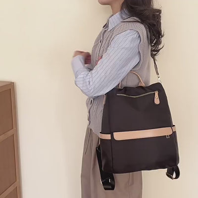 Nylon Women's Lightweight Backpack – Stylish and Durable Companion