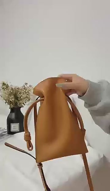 Genuine Leather Women's Crossbody Bag - genuine leather side bag