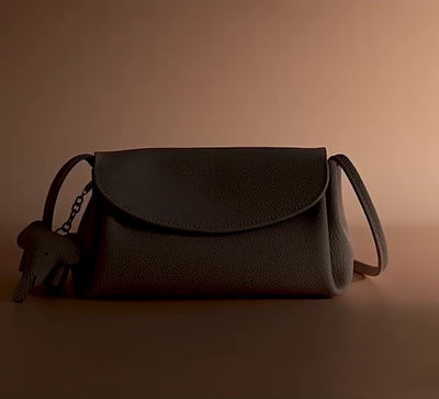 Genuine Leather Crossbody Bag for Underarm and Shoulder Use