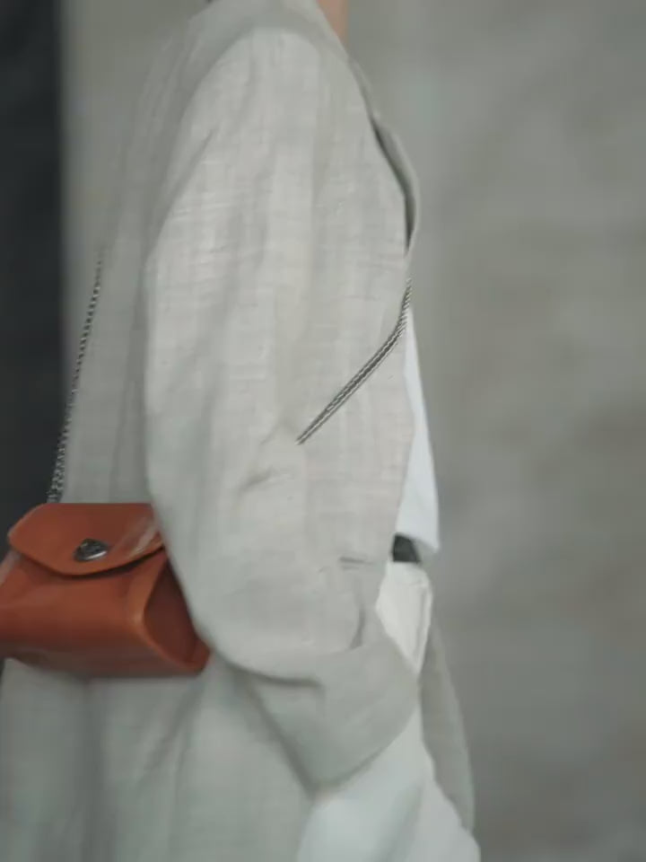 Genuine Leather Crossbody Bag - Stylish Envelope Package Chain Small Messenger Shoulder Bag